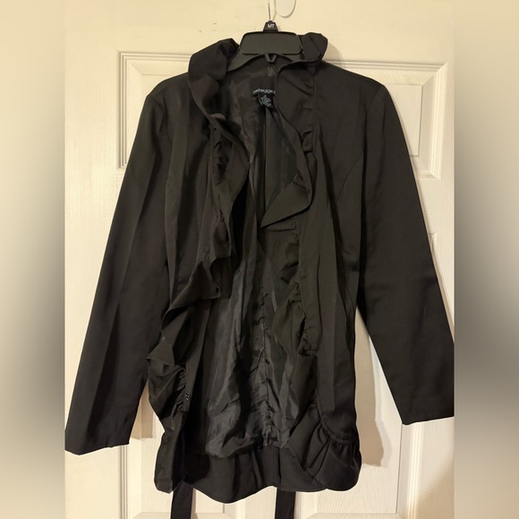 Cynthia Rowley belted Jacket- size medium - Picture 6 of 9